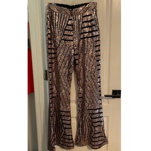 Gold Sequin Pants